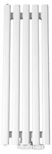 Regnis Lazur LA, radiator 330x1000mm cu conexiune centrală 50mm, 428W, alb mat, LAZURLA/1000/330/D5/ALB