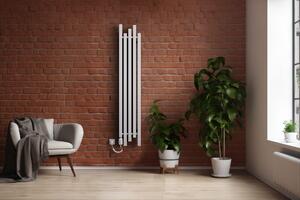 Regnis PORK, radiator 320x1600mm cu racord unic jos dreapta 50mm, 852W, alb mat (RAL9003), PORK160/30/PD50/ALB