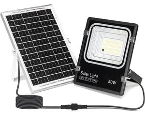 Aigostar -LED Proiector solar cu LED/50W/3,2V 1200mAh 3000K/4000K/6500K IP66 + telecomandă