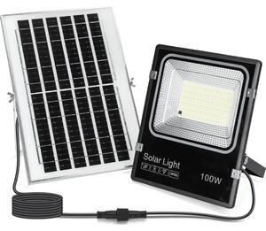 Aigostar-LED Proiector LED solar/100W/3,2V 2000mAh 3000K/4000K/6500K IP66 + telecomandă