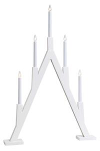 Markslöjd 703835 - Sfeșnic de Crăciun BJURFORS 5xE10/3W/230V pin/alb