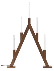 Markslöjd 706471 - Sfesnic de Crăciun BJURFORS 5xE10/3W/230V pin/maro