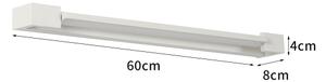 BRILAGI - Aplică de perete LED pentru exterior AQUA LINE LED/18W/230V 60 cm IP44 albă