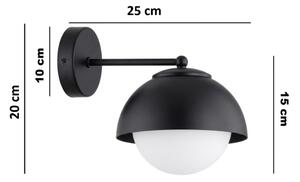 BRILAGI - Aplica de perete COSMO 1xE27/60W/230V neagră