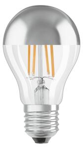 Bec LED cu vârf oglindă FILAMENT E27/6,5W/230V 2700K argintiu- Osram