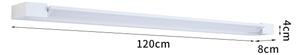BRILAGI - LED Aplică de perete pentru exterior AQUA LINE LED/36W/230V 120 cm IP44 alb