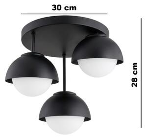 BRILAGI - Lustru aplicat COSMO 3xE27/60W/230V negru