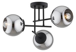 BRILAGI - Plafonieră aplicată DIOR 3xE27/60W/230V negru/gri fumuriu