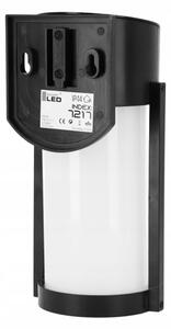 LED Lampă de perete solară LED/3,7V 300 mAh IP44 neagră