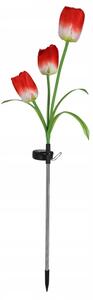 Lampă decorativă solară LED RGB 3xLED/3,7V 200 mAh IP44 tulipán