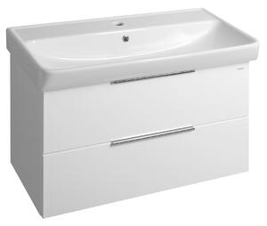 Bruckner Bruckner, dulap NEON cu chiuveta ceramica 80x41,5 cm, alb, 501.115.0