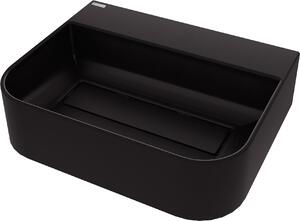 Deante Arnika, lavoar blat granit 505x405x135 mm, negru mat, DEA-CQA_NU5S