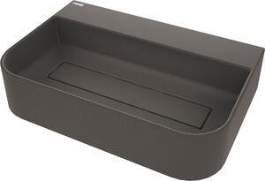 Deante Arnika, lavoar blat granit 605x405x135 mm, antracit, DEA-CQA_TU6S