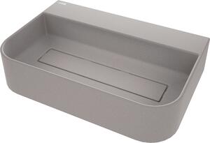 Deante Arnika, lavoar blat granit 605x405x135 mm, gri, DEA-CQA_SU6S
