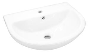 Lavoar ceramic suspendat Mereo 49x40x18 cm, alb lucios, MER-VSD49U
