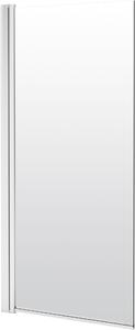 Deante Alpinia, paravan cadă 80x140 cm, aripă pivotantă cu balamale de ridicare, sticlă transparentă de 6 mm, profil cromat, DEA-KGA_072P
