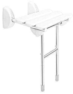 Ridder Scaun de duș pliabil Ridder, HANDICAP cu suport, 38x36cm, alb, A140101-1