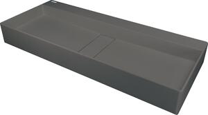 Deante Blur, lavoar blat granit 800x400x120 mm, antracit metalic, DEA-CQB_TU8S