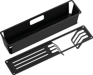 Deante Magnetic, set de accesorii pentru chiuvetă de bucătărie seria Magnetic, negru mat, DEA-ZZMKN22K