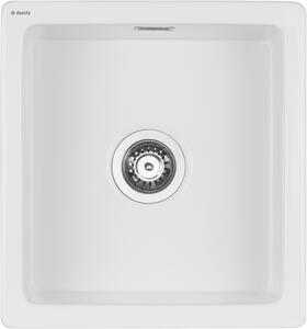 Deante Sabor, chiuveta ceramica cu 1 vas 450x478x215 mm, alb, DEA-ZCB_A103