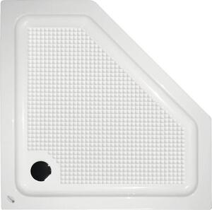 Cădiță de duș pentagonală Belform Cubo 80x80x15 cm acril alb 27CB0037