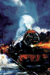 Poster de artă Harry Potter - Hogwarts Express, (26.7 x 40 cm)