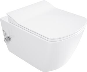 Deante Blur, vas de toaletă cu funcție de bideu 525x372x349 mm, alb lucios, DEA-CDZ_6WPW