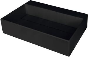 Deante Correo, lavoar blat granit 600x400x130 mm, negru, DEA-CQR_NU6M