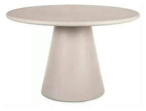 Masă AURORA, gri deschis, MDF/microciment, Ø120x76 cm