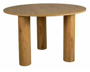 Masă MONTANA, stejar, furnir/MDF, Ø120x76 cm