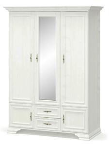 Dulap 5 usi IRYS, pin alb anderson, PAL laminat, 145x62x212 cm