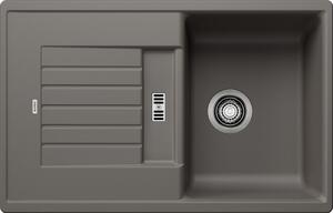 Blanco Zia 45 S Compact, chiuveta silgranit 680x500x190 mm, 1 camera, vulcan gri, BLA-527380