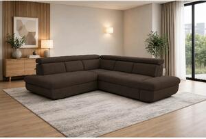 Coltar extensibil sufragerie REGAL, sezlong stanga, stofa catifelata m