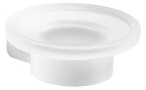 Gedy Gedy, sapuniera PIRENEI, sticla alba mat/lapte, PI1102