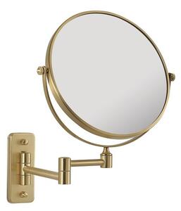 Gedy Gedy, oglinda cosmetica suspendata GAIA, diametru 230mm, fata-verso, auriu mat, CO202488