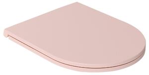 Isvea Isvea, Capac WC INFINITY SLIM, închidere silențioasă, Easy Take, roz somon, 40KF0541I