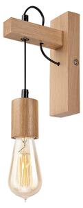 Aplică perete LEON 1xE27/60W/230V stejar