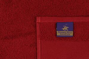 Set 4 prosoape de baie 801, rosu, bumbac 100%, 70x140 cm