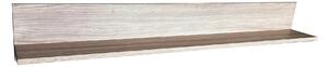 Polita living OSLO OS6, stejar riva, PAL laminat, 160x20x24 cm