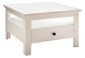 Masuta mica alba BRANDSON, alb, PAL laminat, 70x70x46 cm