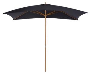 Outsunny Umbrela de soare din lemn dreptunghiulara , neagra, 2x3m | AOSOM RO