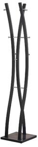 Cuier hol modern W50, negru, 35x35x179 cm