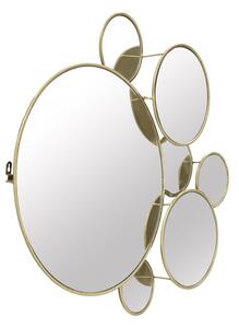 Oglinda decorativa din metal Glam Multi Auriu, l81xH73 cm