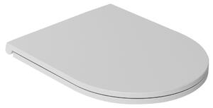 Isvea Isvea, scaun WC INFINITY SLIM, Easy Take, Soft Close, alb mat, 40KF0201I-S