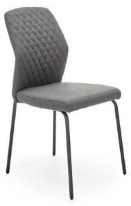 Scaun K461, stofa gri, 46x56x92 cm