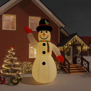 Om de zăpadă gonflabil pentru Crăciun cu LED-uri, 455 cm