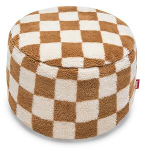 Fatboy - Point Pouf Teddy Chess Almond Cremă ®