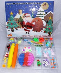 Set 24 jucarii Calendar Advent, antistres, Fidget toys, multicolor, GT-288