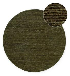 Covor verde închis țesut manual rotund din lână ø 160 cm Bexley Woolwich – Ted Baker