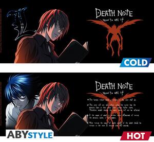 Cana ceramica termosensibila licenta Death Note - Kira & Ryuk 460ml